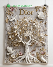 Dior Throw Blankets